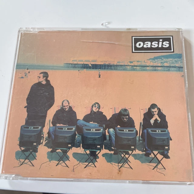 OASIS - ROLL With It - Original 1995 UK 4-Track Cd Single case a