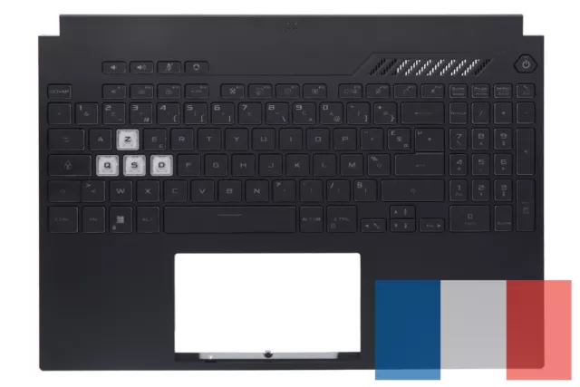 clavier original pour asus rog strix GL703VD retroeclairé neuf avec plastrugie