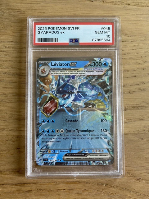 CARTE POKÉMON LEVIATOR EX 045/198 Écarlate et Violet - Ev1 FR neuve EUR
