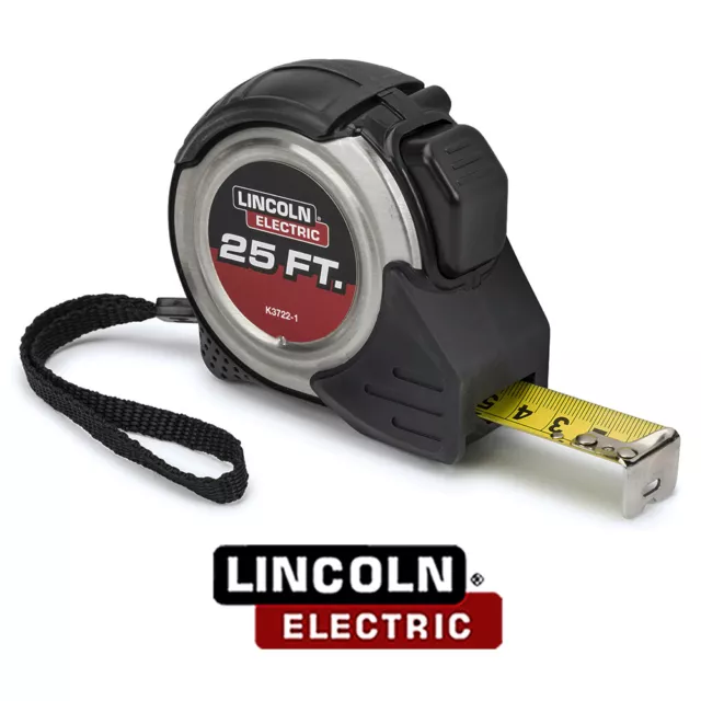 Genuine Lincoln Electric K3722-1 Heavy Duty Tape Measure - 25 FT (7.6 M)