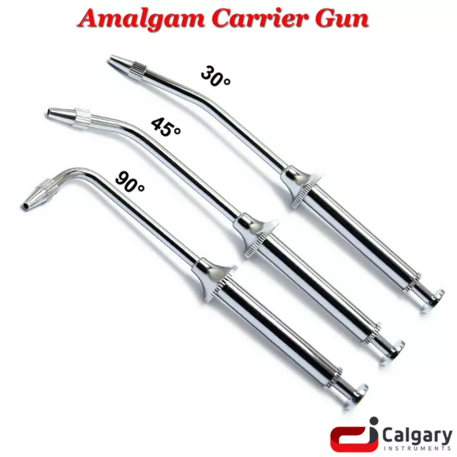 Dental Amalgam Carrier Syringes Gun Swiss Type Restorative Filling Instruments