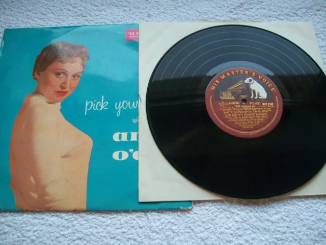 ANITA O'DAY PICK YOURSELF UP ORIG UK HMV 9 TRK 10" LP ex cond RARE JAZZ