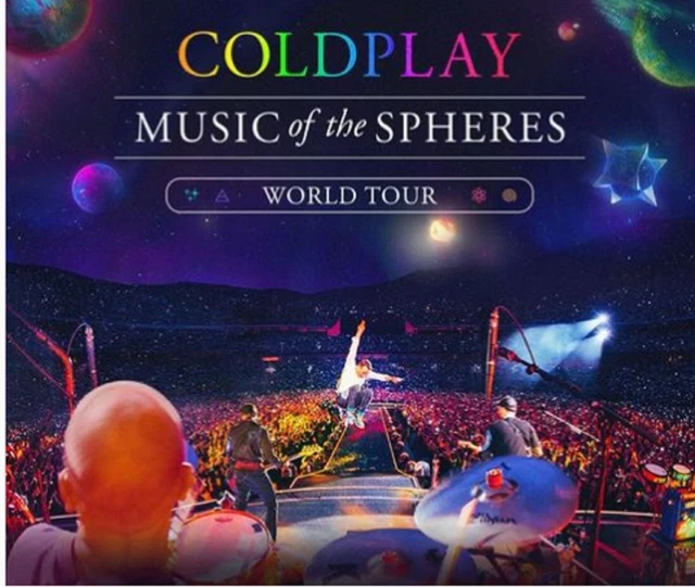 2 Biglietti Vicini Coldplay Milano 29/06/2023 Primo settore primo anello rosso R