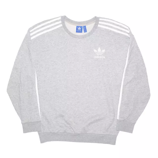 ADIDAS felpa sportiva donna grigio S