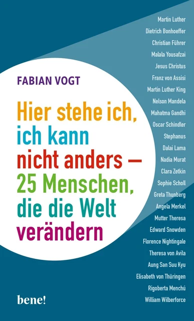 HIER STEHE ICH, ich kann nicht anders 25 Menschen, die Welt verändern
