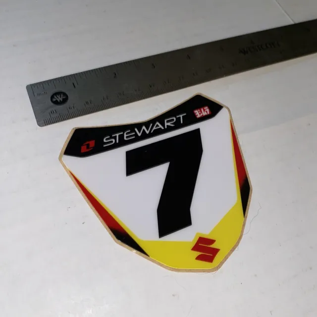 James Stewart Yoshimura Suzuki Sticker One Industries Motocross Dirt Bike | B1A