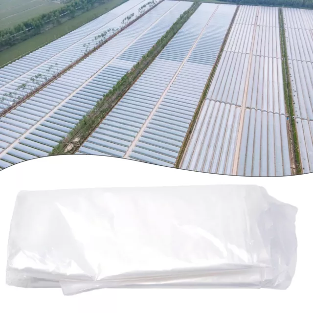 Clear Plastic Sheeting For Greenhouse Roof Garden DIY=Material