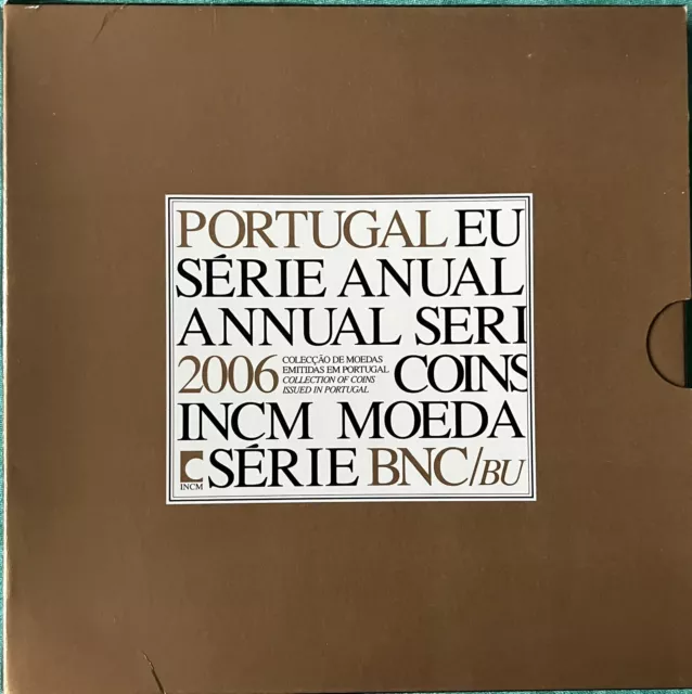 Coffret BU Portugal 2006 - Euro Coin Set - 8 pièces 1 ct à 2 euro