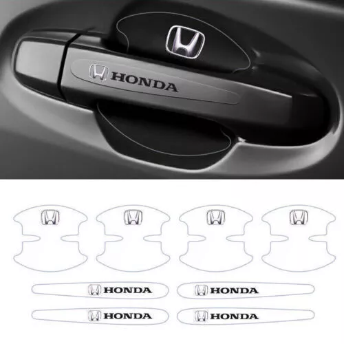 8PCS/SET Invisible Car Door Handle Bowl Anti-Scratch Protector Sticker for Honda