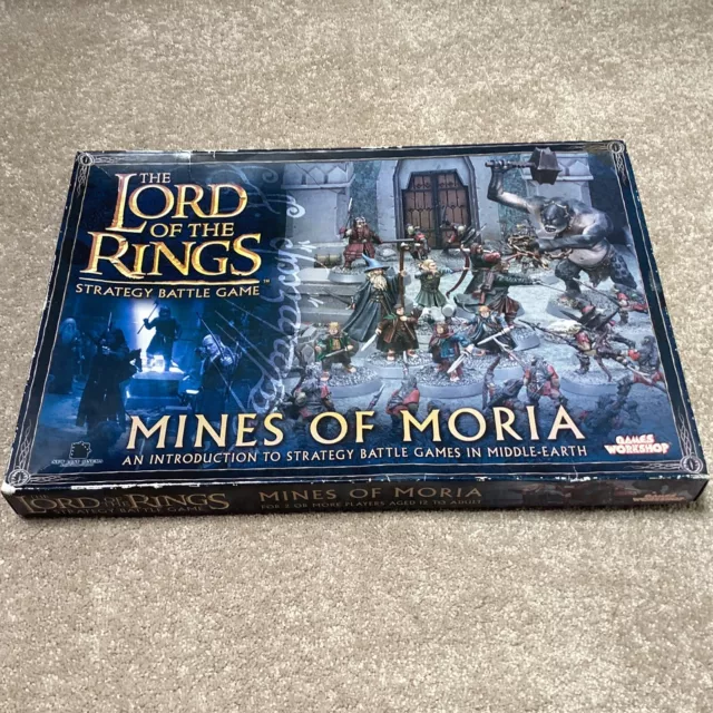 The Lord Of The Rings - Mines Of Moria Strategy Battle Game. Games Workshop