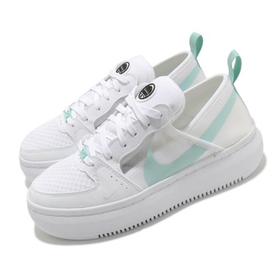 nike women's court vision alta black white