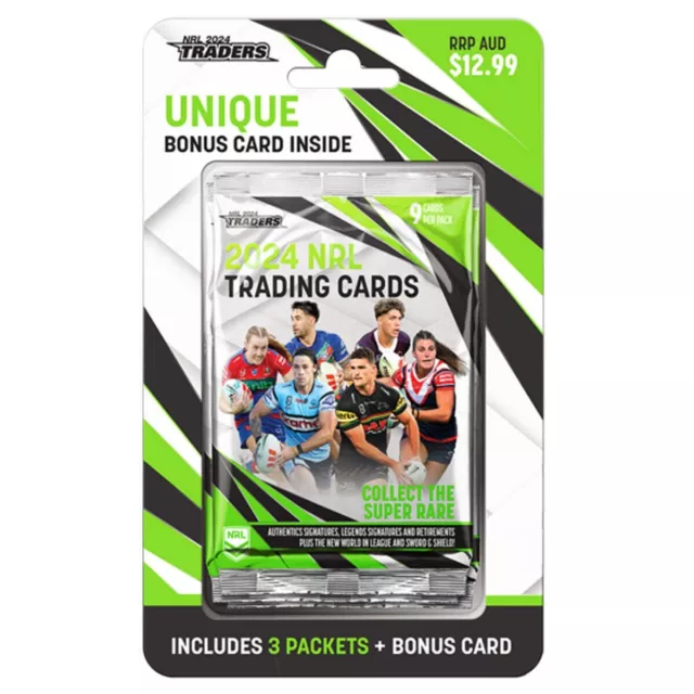 2024 NRL Traders Rugby Trading Cards Hobby Starter Pack + Unique Bonus Card NEW