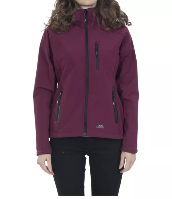 Trespass Womens Bela II Waterproof Breathable Softshell Jacket Size M UK12