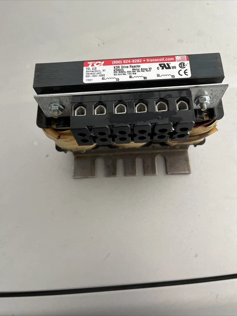 Tci Kdrd2L Kdr Drive Reactor 40 Amps 3Ph 600V Nos