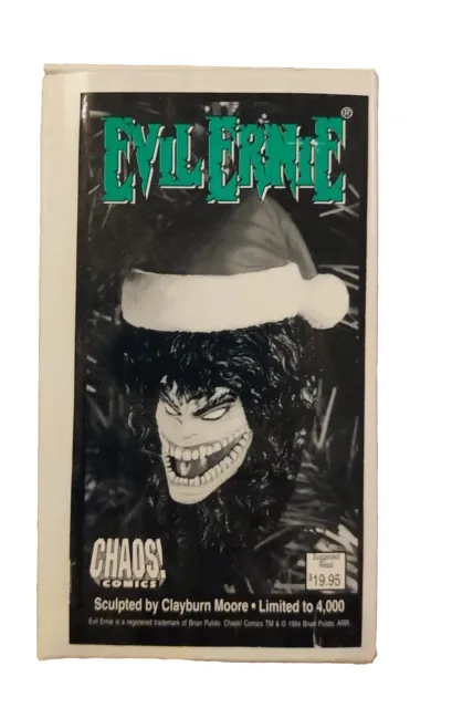 1994 Chaos! Comics Evil Ernie Christmas Ornament #1525/4000 NIB MINT!