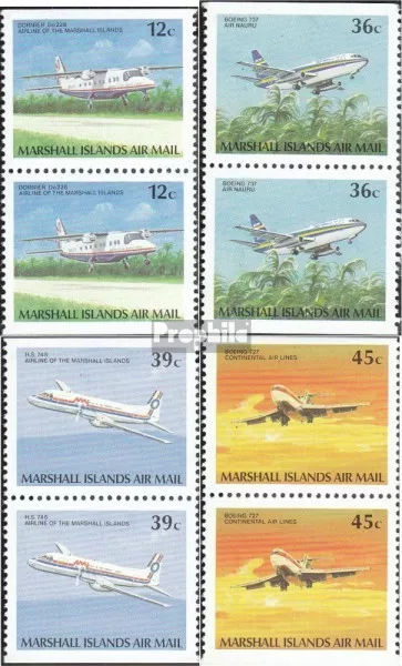 Marshall-Islands 217Do/You-220Do/You vertical Couples fine used / cancelled 1989