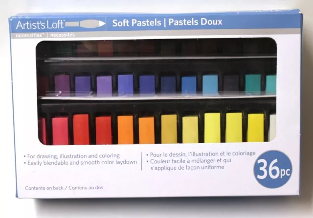 Artist's Loft 396439 Soft Pastels Assorted Colors 48 PC for sale