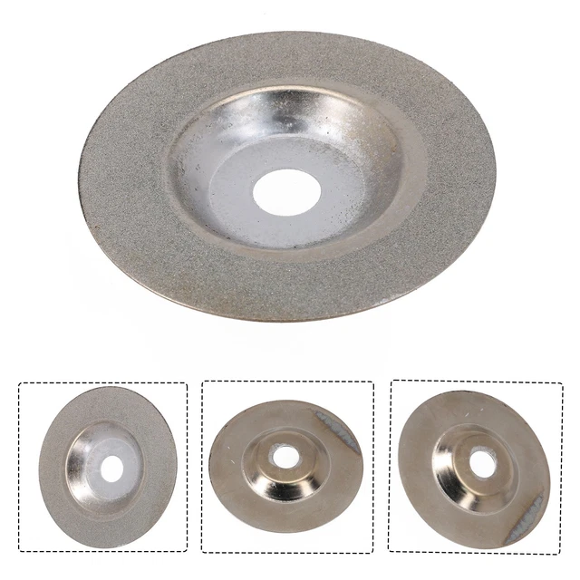 Roue de disque de meulage revêtue de diamant 4 diamètres pour forme de verre g