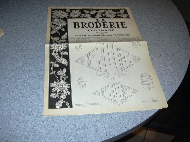 Revue La Broderie Lyonnaise - 18 Numéros Des Années 1930-1939 - Occasion