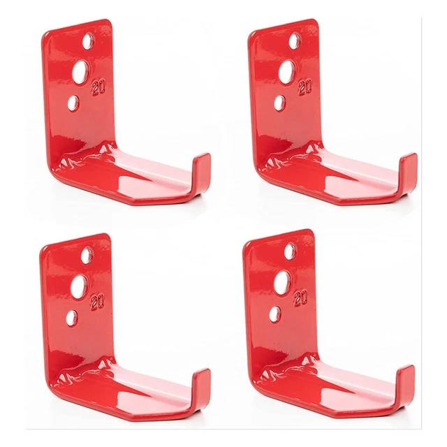 Confezione da 4 staffe universali rosse a 20 libbre E7Z2
