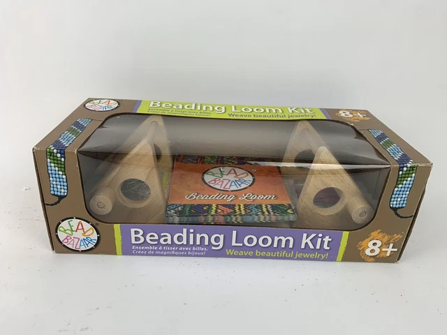 BEAD BIZAAR Telar de Cuentas Kit de Inicio Fabricación de Cinturones Diademas Collares Joyería ¡NUEVO!
