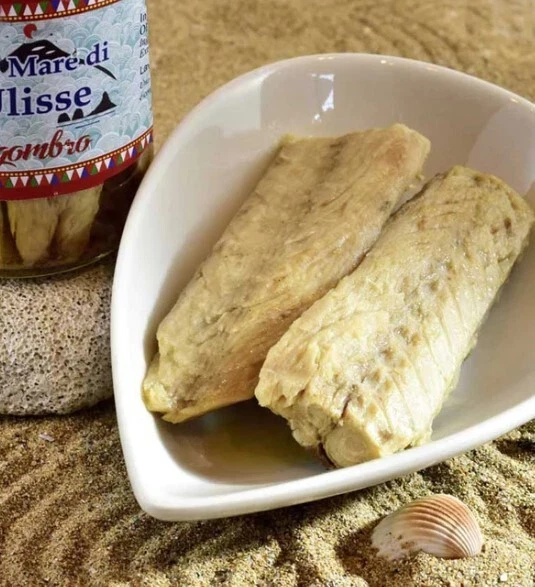 FILETTI DI SGOMBRO IN OLIO EXTRA VERGINE D'OLIVA 200 grammi