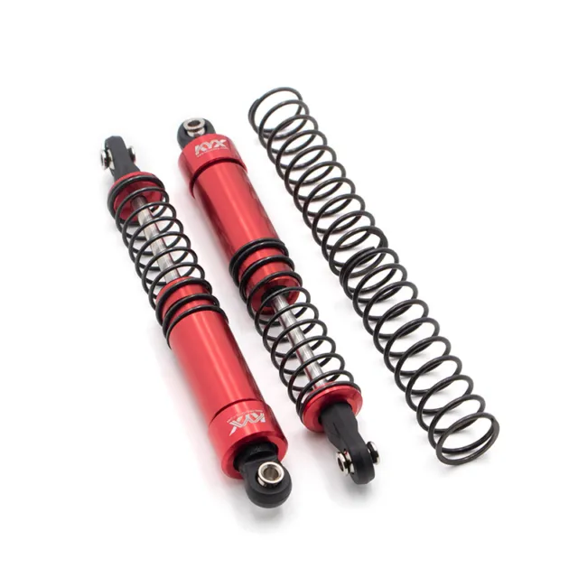 KYX 2pcs 1/10  100mm Suspension Shock Absorbor for Axial SCX10 SCX10 II D90