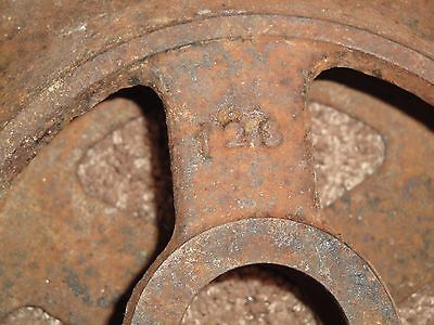 Vintage Farm Equipment Steel Wheel Man Cave Decor  Roller Dirt Packer 2