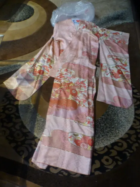 Vintage Chinese Hanfu Japanese Kimono Custom Hand Made robe dress coat Mandarin