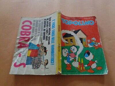 Topolino N° 653 Originale Mondadori Disney Discreto 1968 Bollini