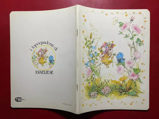 ANNELIESE Quaderno scuola A5 righe Cartorama (Anni '80) copybook vintage