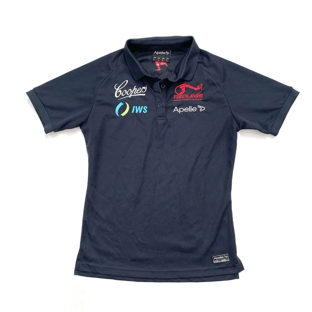 Norwood Redlegs Women’s Player Issue Polo Shirt Short Sleeve Size 8