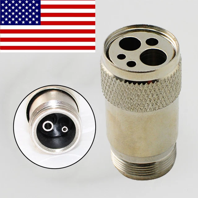 Denshine Dental Tubing Adapter Changer 2 Holes to 4 Holes for Dental Handpiece