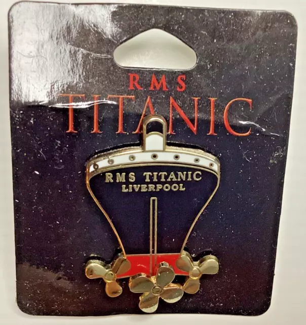 RMS TITANIC Liverpool 3D Middle Propel Moves Enamel Lapel Pin