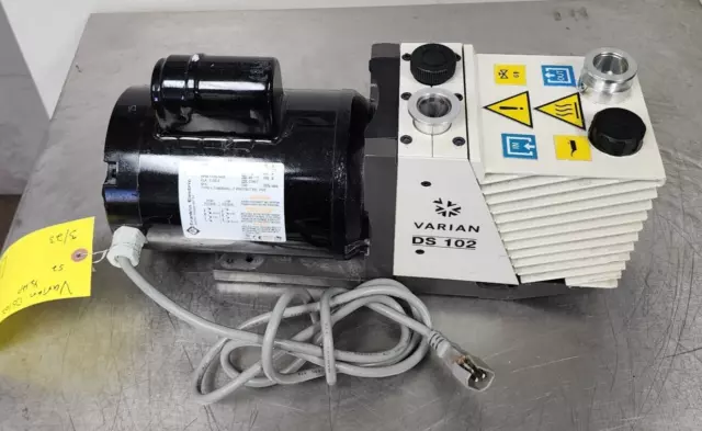 Agilent Varian DS102 Dual Stage Rotary Vane Vacuum Pump SQ395 [B8S4]