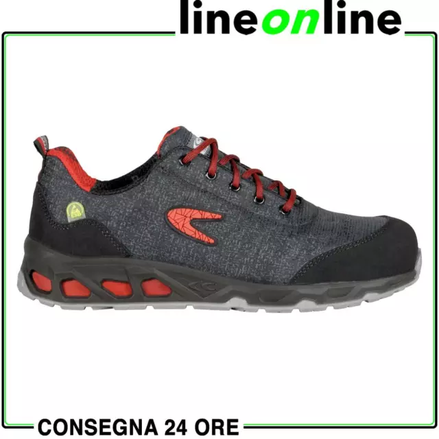 Scarpe antinfortunistiche Cofra Rainproof ESD S3 SRC Green fit leggere traspi...