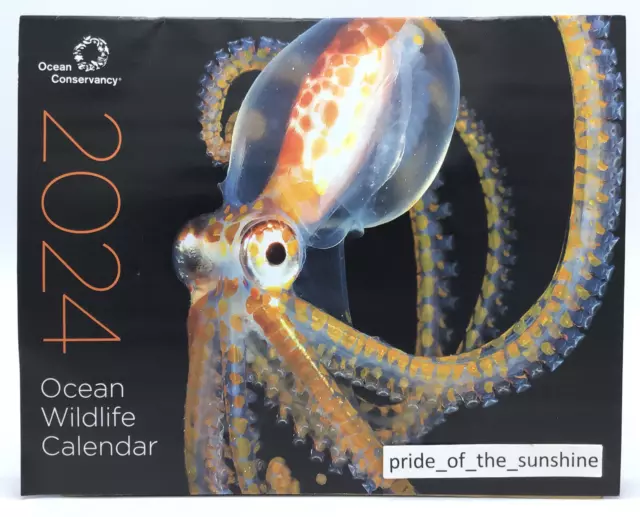 2024 OCEAN WILDLIFE Wall Calendar Ocean Conservancy 4.50 PicClick