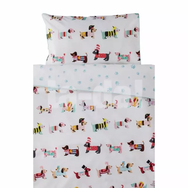 Dogs baby cot bed bedding set