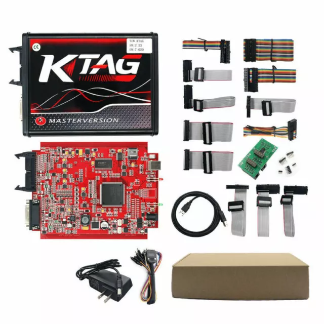 Für KTAG V7.020 V2.23 ECU Programming Online Tuning Kits 4 LED Ohne Token Limit