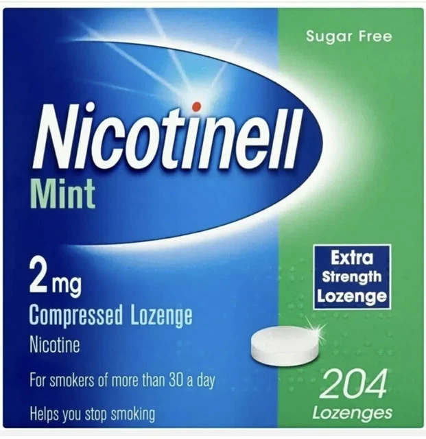 4 x Pastilla Nicotinell Mint Sin Azúcar 2mg 204 x 4 =816 piezas BBE 2024/25