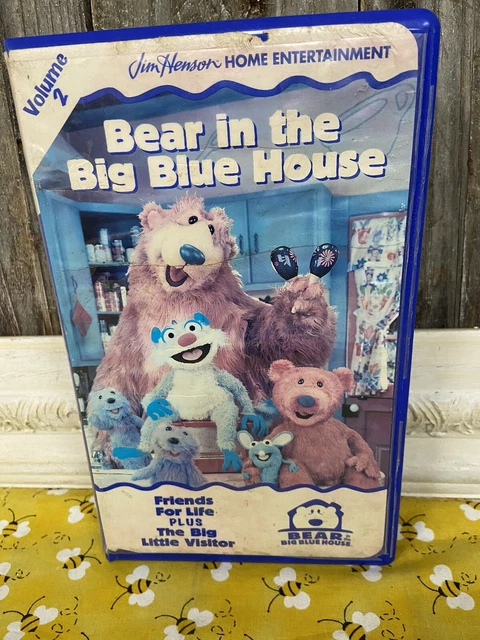 BEAR IN THE Big Blue House Vol 2 Friends For Life Jim Henson VHS 1998 ...