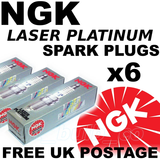 6x NGK Platinum SPARK PLUGS VOLKSWAGEN GOLF Mk4 2.8 lt V6 4 Motion 97 >04 #7968