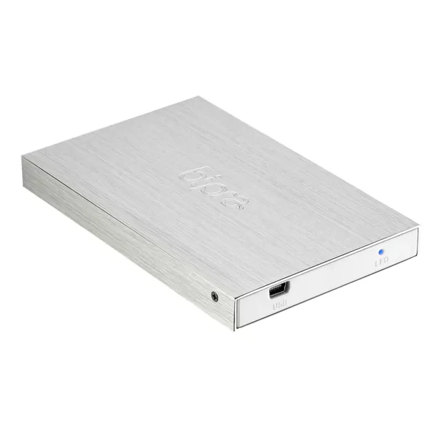 BIPRA 640GB 2.5 Portable External Hard Drive USB 2.0 - Silver 2