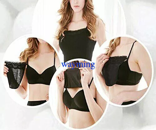 Women's Lace Clip-on Mock 14 Colors Camisole Bra Insert Overlay Modesty Panel