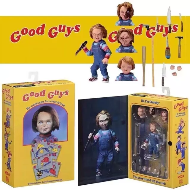 NECA Good Guys Child Play Chucky Action Figure Ultimate 4" Horror Childs