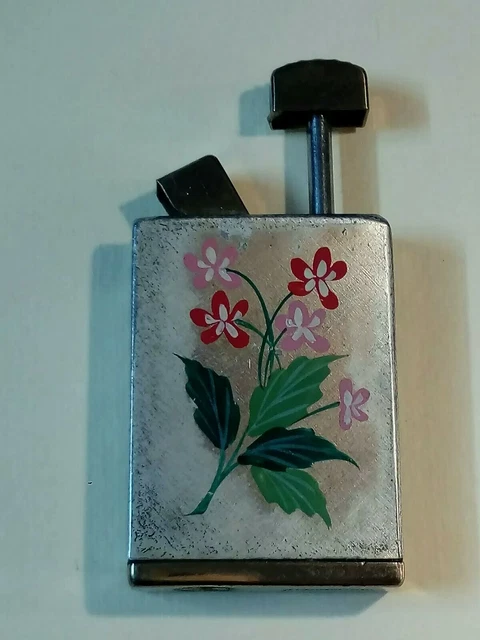 🌈 Antica rara bottiglia profumo portatile dispencer metallo Primadonna