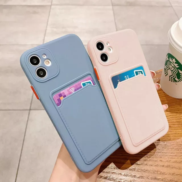 Case for iPhone 14 13 Mini 12 11 Pro Max XS XR 7 8 Plus Card Holder Wallet Cover