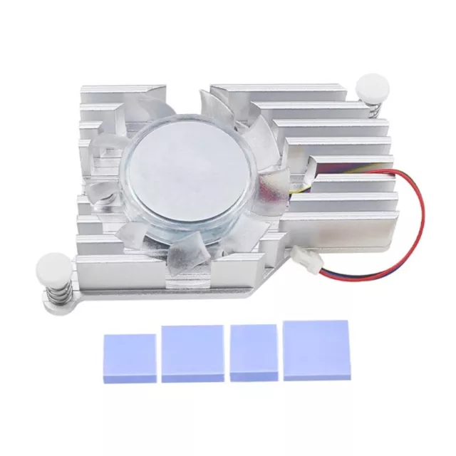 AluminumAlloy Cooling Fan Heatsink for RPI 5 Board Efficient Heat Dissipation