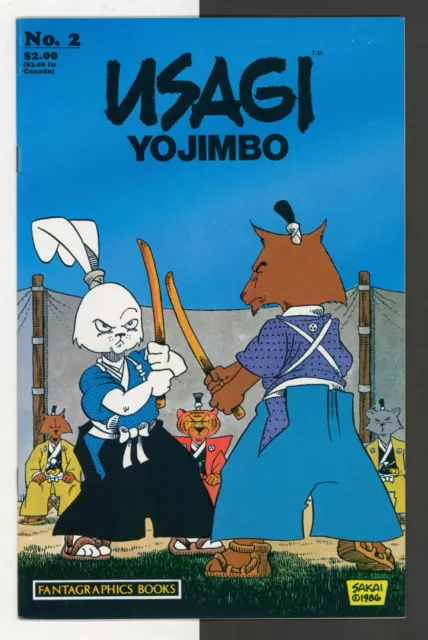 Usagi Yojimbo #2, FN/VF, Written and Illustrated Stan Sakai, Fantagraphics 1987