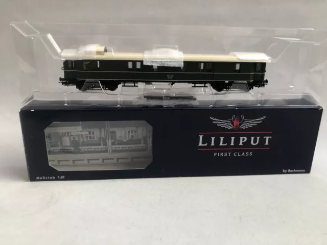 Liliput L385203 HO Gauge Prewar DRG German Government Baggage Car VGC Boxed